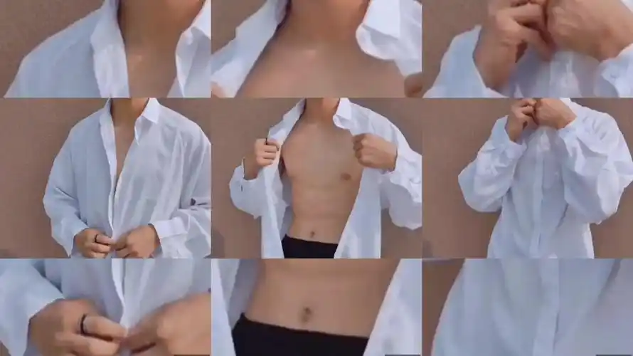 穿白衬衫是女生的青春,那我秀腹肌呢?是你们的男友标准吗