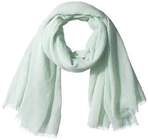 pure 风格女朋友女式纯色围巾 薄荷色 one size