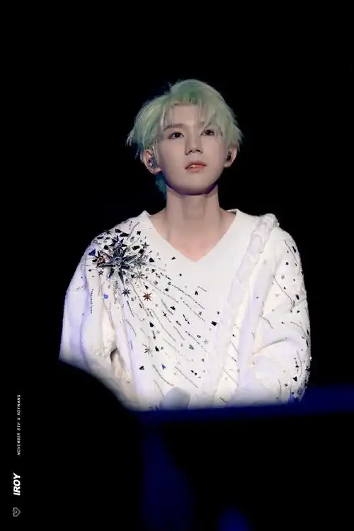 王源染了绿发##王源巡演