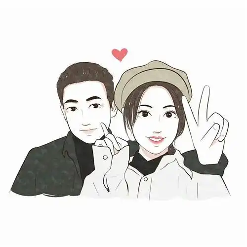 真人照片转手绘头像 怎么样把自己的照片变成手绘 手绘情侣图片