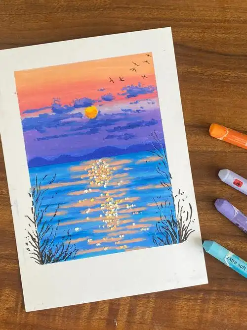 打卡海边镜面感,配了个相框,摆在我家复古风钢琴上面,好好看(黄婆卖瓜