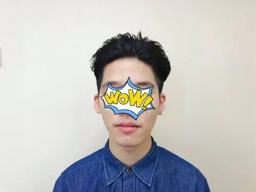 女神收割神器男士背头发型