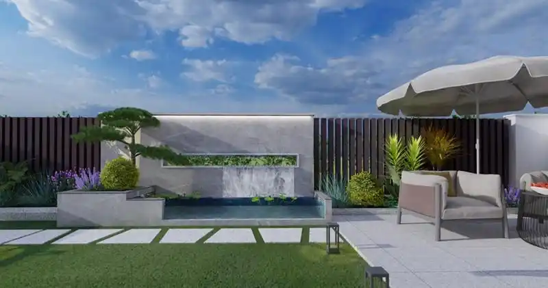 不锈钢瀑布出水口水槽景观池鱼池水景池流水墙水幕墙假山流水口 带