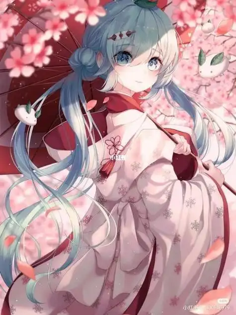 精选高清动漫二次元女生全身照二次元美少女插画作品欣赏二次元美女