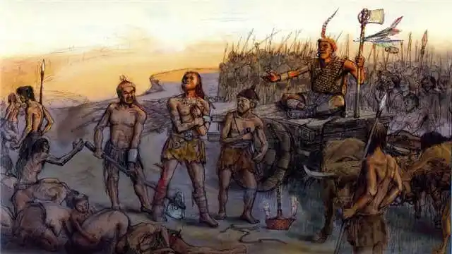 兵器出现在原始社会,当作捕捉猎物的绝佳工具.