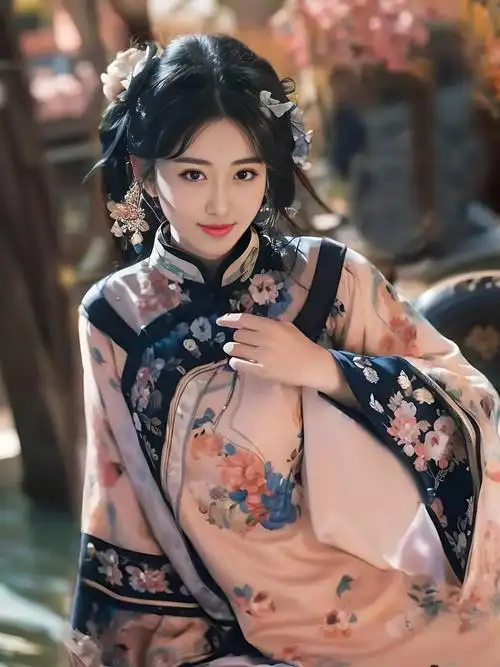 ai换脸 古风汉服写真照 变装古风美人秀 点击左下角小程序免 - 抖音