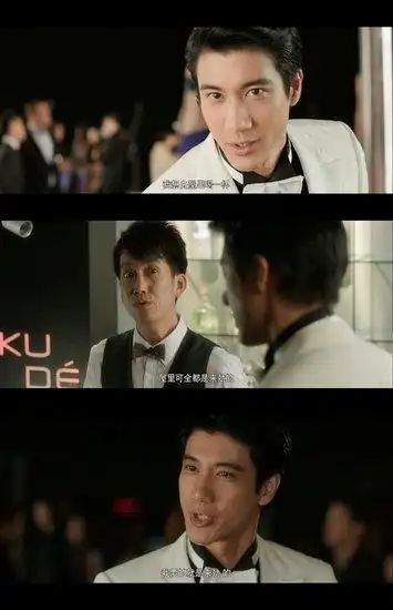 《非常幸运》中,饰演特工大卫的王力宏因其酷帅的外形,精彩的表演被