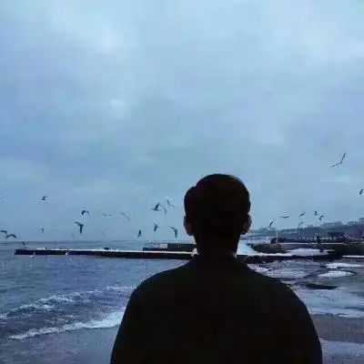 蓝天与你,男生头像图片-回车桌面