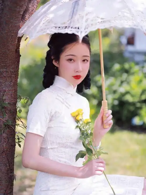 刘亦菲金粉世家民国大小姐旗袍写真长沙