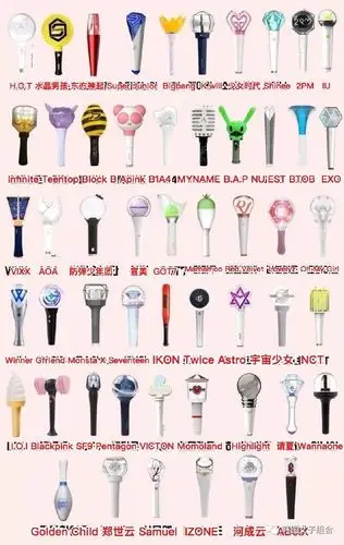 韩圈爱豆应援棒合集有你家的爱豆吗