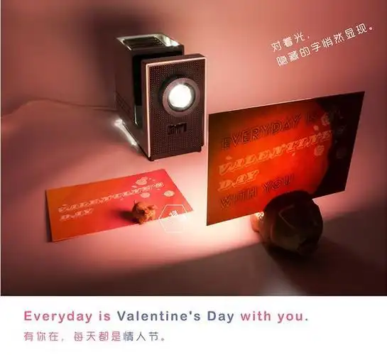 超美创意明信片隐藏文字暗恋浪漫表白生日贺卡卡片小清新韩国爱情