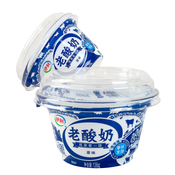 伊利 老酸奶碗装原味发酵乳老酸奶风味酸牛奶138g 伊利老酸奶138gx12