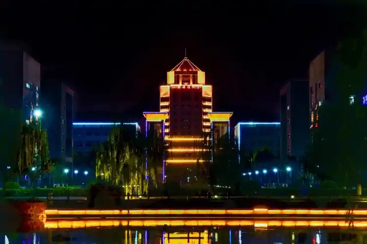 中秋快乐04#江苏海洋大学  #最美夜景  #中秋节  #尼康