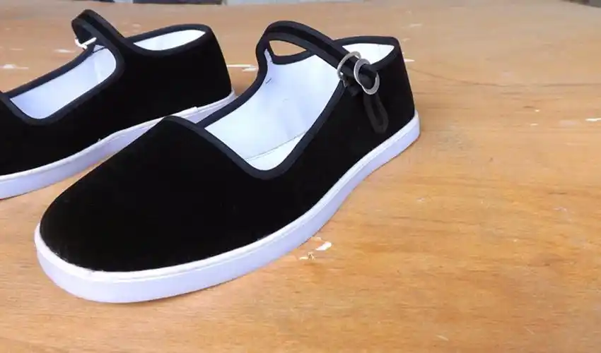 方口鞋女夏季平底一带式一脚蹬凉爽舒适平绒布鞋女式布鞋传统中年妈妈