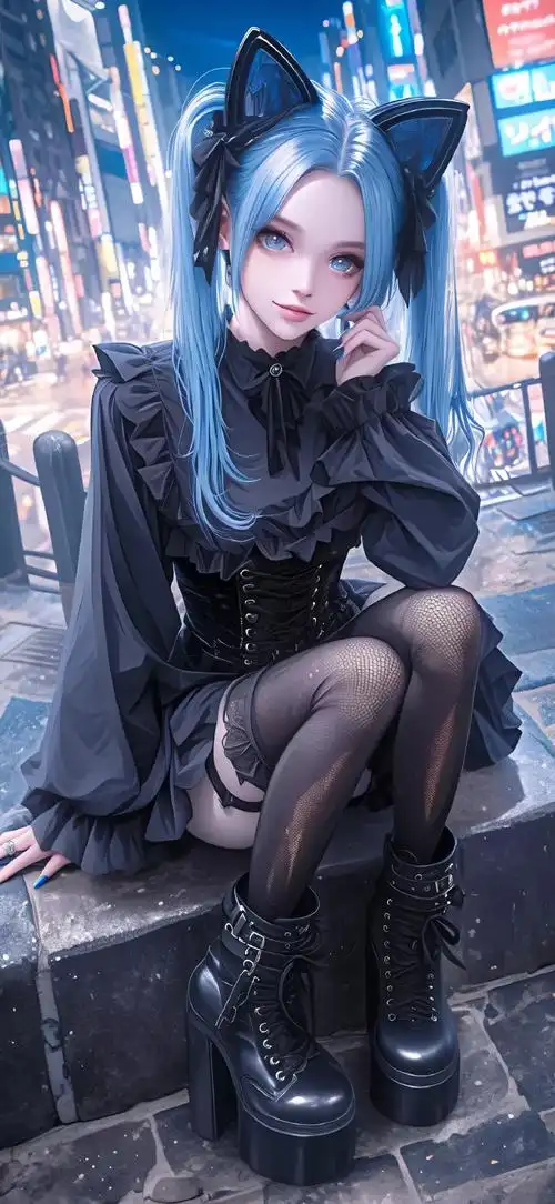 酷酷的动漫女生壁纸#壁纸