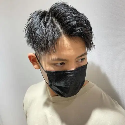 首先为大家送上的1～3款都是背头造型