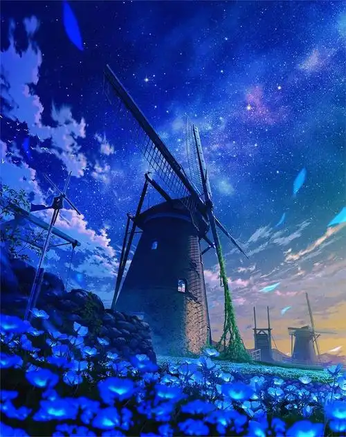 风景插画家mocha推特作品