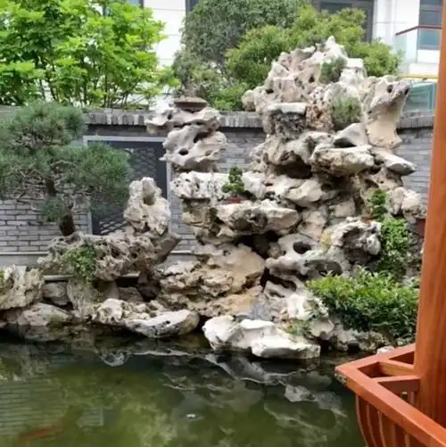 产地直供太湖石假山石料庭院太湖石假山流水公园太湖石景观石批发