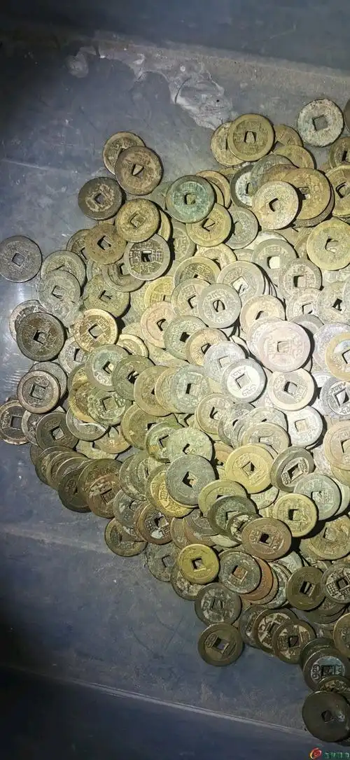 清代小皮钱一批920个通走5块一个