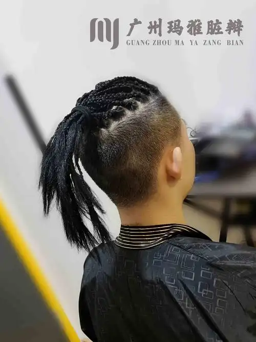 最好看的男生非洲小辫广州玛雅脏辫