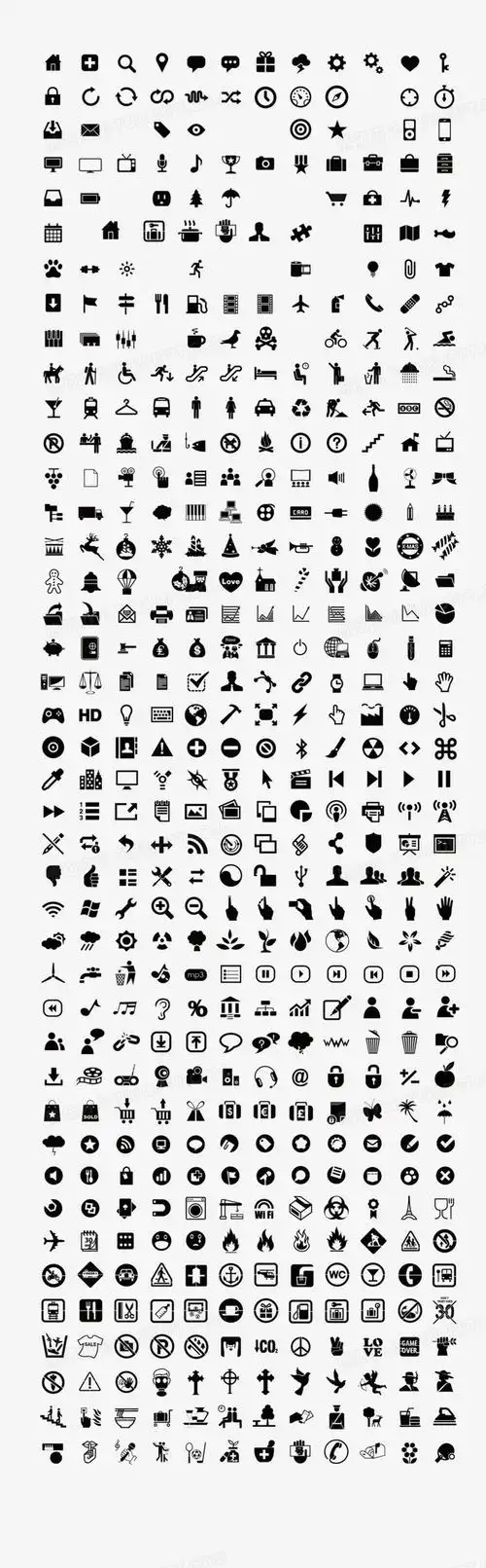 600个超实用icon图标矢量png图片素材下载_矢量图标png_熊猫办公