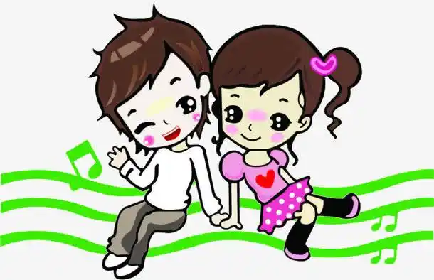 两个小孩听音乐