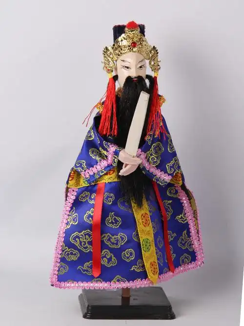 木偶掌中福禄寿三仙寿星福神禄仙台湾伴手礼品摆件