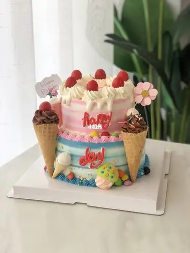 雪糕蛋糕|一人一个雪糕_蛋糕_雪糕_网红蛋糕_雪糕蛋糕_美食_美食展示