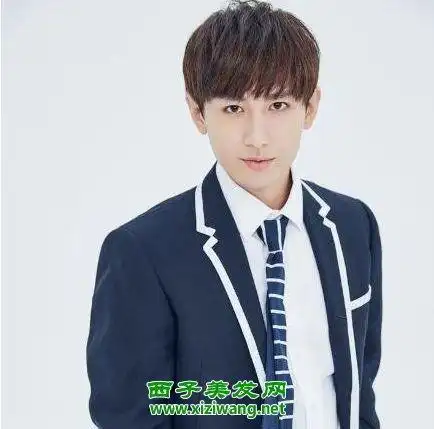 中学生男生短发发型设计图片 青春帅气