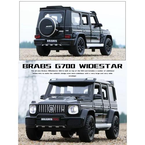 奔驰大g合金车模巴博斯改装g700仿真汽车模型男孩声光玩具车