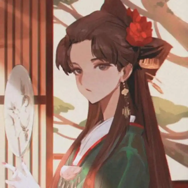 古风动漫女生头像知世故而不世故处江湖而远江湖