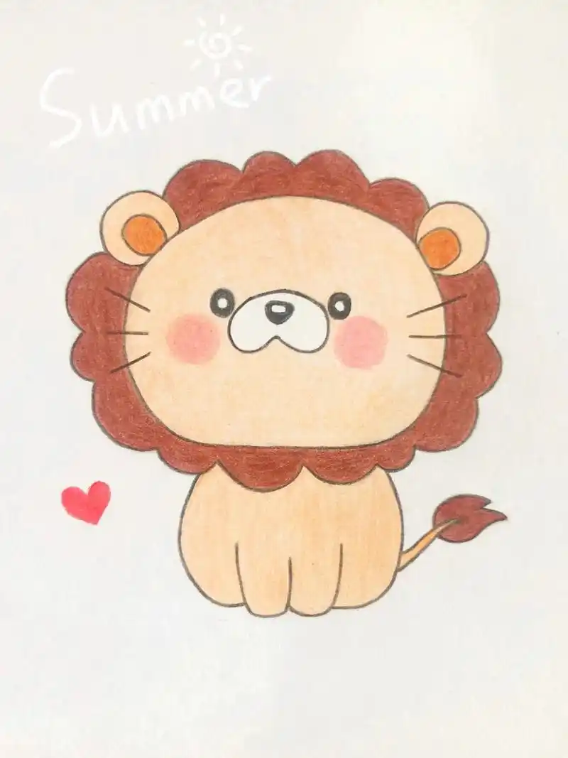 可爱的卡通小动物简笔画