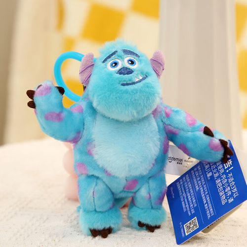 迪士尼原版授权怪兽大学系列毛怪苏利文潮酷毛绒挂件包包挂饰女孩礼物