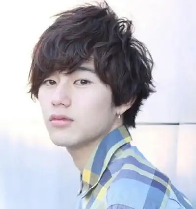 时尚男生短发烫发图片,烫发图片,发型图片