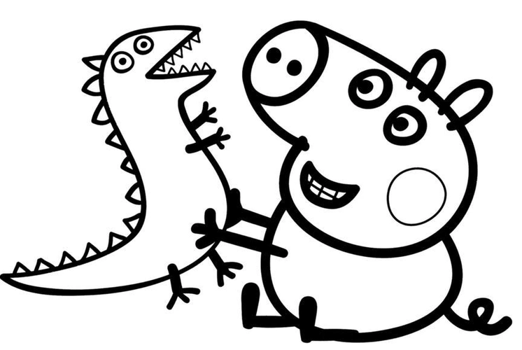 小猪佩琪简笔画