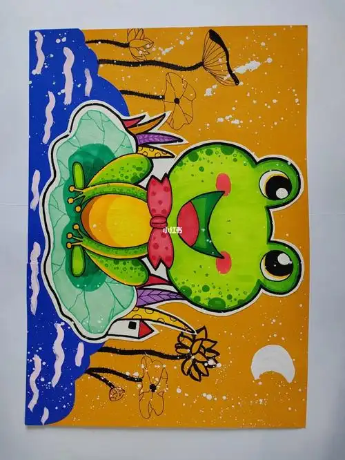 池塘里的小青蛙