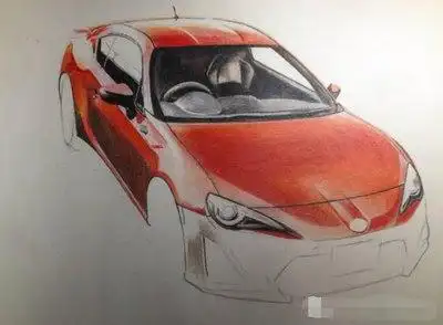 听到86就热血沸腾,手绘丰田86漂移