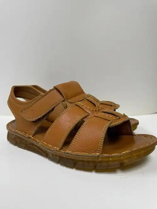 头层牛皮沙滩鞋凉鞋爸爸爷爷老公都喜欢