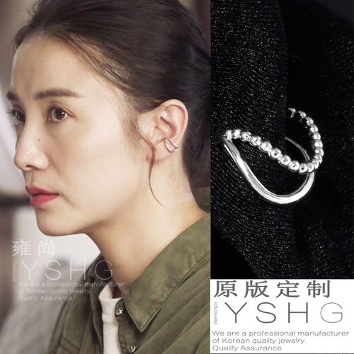 宋佳同款耳环小舍得南俪耳骨夹耳饰2021年新款潮女无耳洞简约百搭