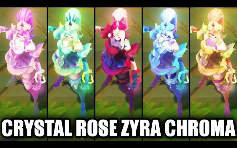 「皮肤预览厅」- 炫彩 - 婕拉·荆棘之兴 —— 水晶玫瑰 - 英雄联盟