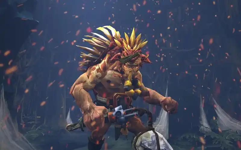 dota 2 imba模式.钢背兽,一个无脑也能63杀的英雄.