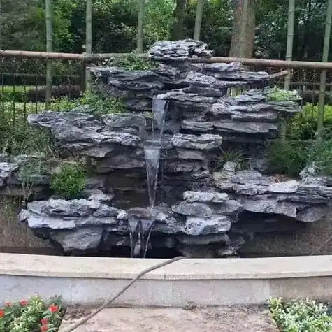 小院鱼池假山设计 #专业的事交给专业的人来做更靠谱 #假山 - 抖音