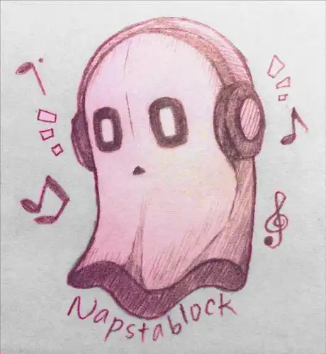 undertale传说之下精美人物图包napstablook篇