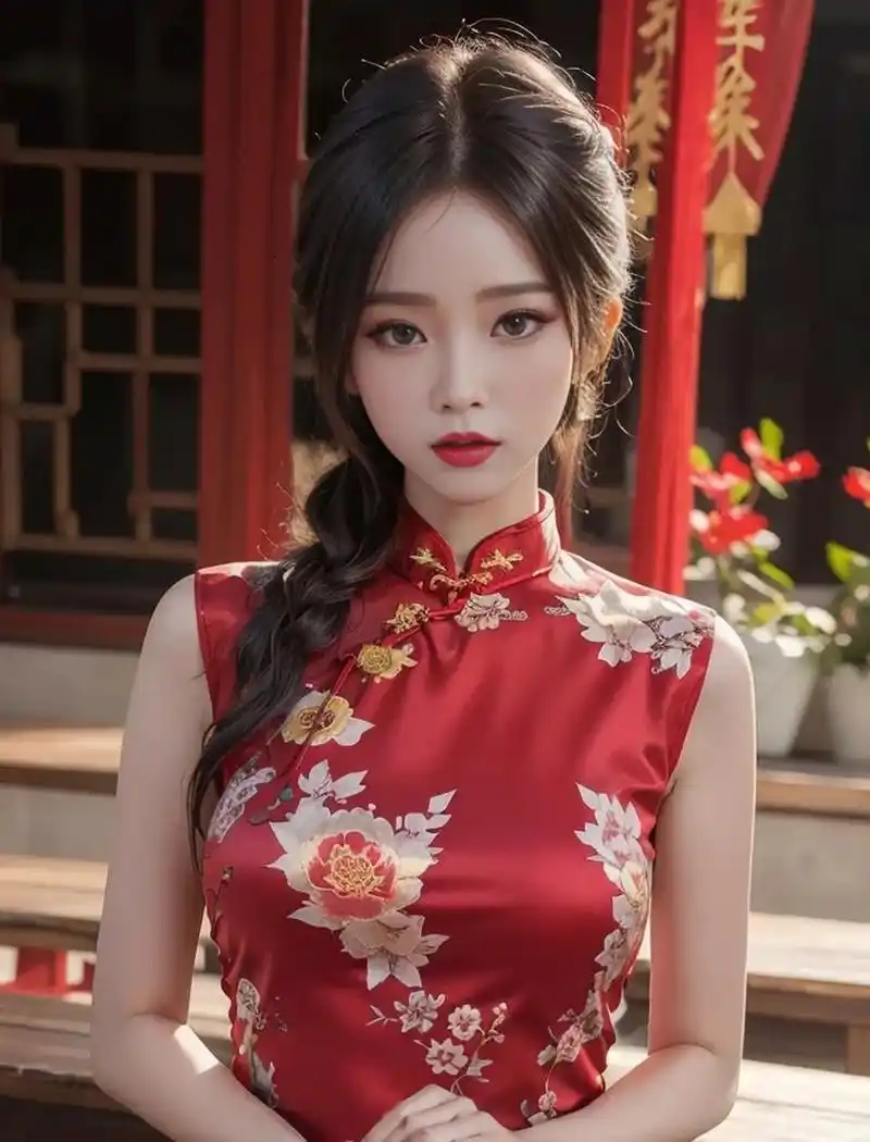 人间富贵花 | 古色古香的旗袍风韵美人2