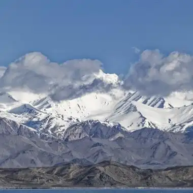 巍峨秀丽的雪山风景微信头像图片