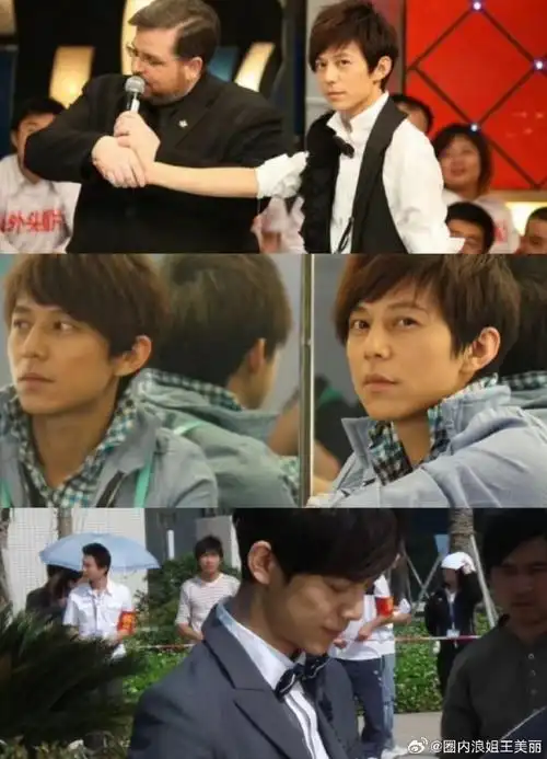 #何炅50岁了##何炅金龟子合影旧照##25年前的毛毛虫何炅#