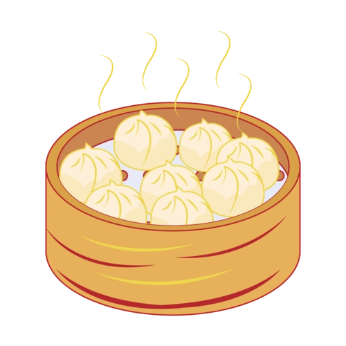 手绘包子图片大全