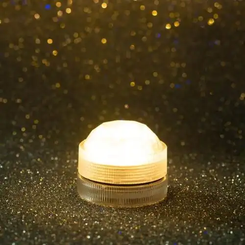 led装饰小彩灯七彩灯笼迷你电池纽扣灯芯手工防水三灯diy发光南瓜