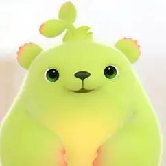 可爱萌芽熊简笔画