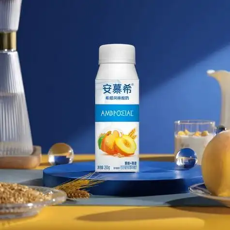 伊利安慕希黄桃燕麦希腊酸奶200g10瓶